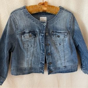 Torrid Denim size 3 jean jacket. No collar!